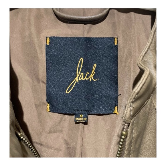 Women's JACK Vegan Jacket Fitted Jacket Size Small - Picture 4 of 5